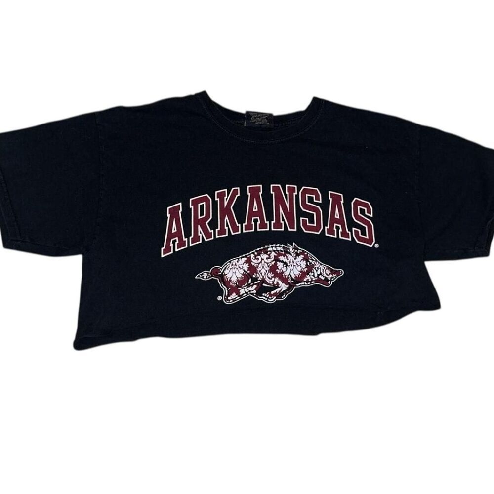 Arkansas Razorbacks crop tshirt - Picture 1 of 2